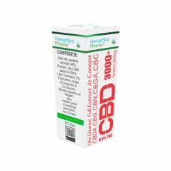 HempMed Pharma Ulei ozonat full extract de canepa 3000 mg cu turmeric 200 mg, 10 ml, HempMed Pharma