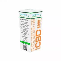 HempMed Pharma Ulei ozonat full extract de canepa CBD 2000 mg, 10 ml, Hempmed Pharma