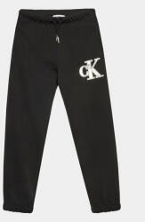 Calvin Klein Jeans Melegítő alsó Metallic IG0IG02287 Fekete Regular Fit (Metallic IG0IG02287)