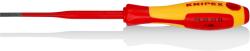 KNIPEX Отвертка шлиц 3.5 Slim, VDE 1000V жълто-червена ръкохватка (K982035SL)