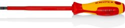 KNIPEX Отвертка шлиц 6.5, vde 1000v жълто-червена ръкохватка 262мм, (k982065)
