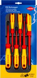 KNIPEX Комплект с 6 бр. отвертки VDE 1000V - 4х шлиц Slim и 2х PH Slim, Knipex (K002012V02) - yavor-m
