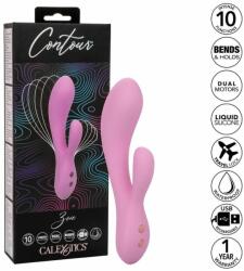 CalExotics Двоен розов масажор California Exotics Contour Zoie