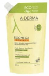 A-DERMA Ulei de baie pentru curățare - A-Derma Exomega Control Emollient Shower Oil Eco Refill 500 ml