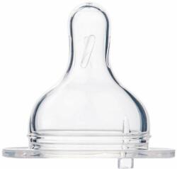 Canpol babies Антиколик силиконов биберон за шише с широко гърло Canpol - Easy Start, mini, 0-3 месеца (21/719c)
