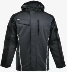SARA Standard téli bélelt munkavédelmi kabát szürke színben (DT-SARA-1-08-650-26-25-2XL)