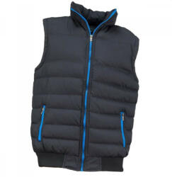 Urgent BZR-1430 munkavédelmi mellény fekete/kék színben (VT05353)