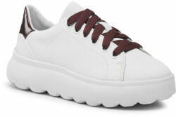 GEOX Sneakers Geox D Spherica Ec4.1 D35TCB 08502 C1Z7J White/Dk Burgundy