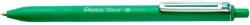 Pentel Golyóstoll nyomógombos 0, 35mm, Pentel iZee, írásszín zöld (BX467-D) - best-toner
