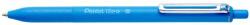 Pentel Golyóstoll nyomógombos 0, 35mm, Pentel iZee, írásszín világoskék (BX467-S) - best-toner