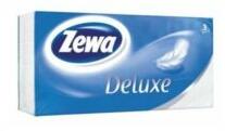 Zewa Papírzsebkendő 3 rétegű 90 db/csomag Zewa Deluxe illatmentes (6470) - best-toner
