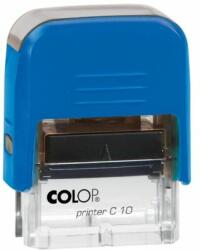 Colop Bélyegző C10 Printer Colop átlátszó kék ház/kék párna (15314049) - best-toner