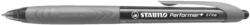 STABILO Golyóstoll 0, 35mm, Stabilo Performer+ 328XF, írásszín fekete (328/3-46) - best-toner