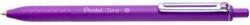 Pentel Golyóstoll nyomógombos 0, 35mm, Pentel iZee, írásszín lila (BX467-V) - best-toner