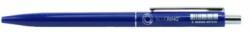 BLUERING Golyóstoll 0, 8mm, nyomógombos műanyag kék test, Bluering® Z3, írásszín kék (BR897626STAR) - best-toner