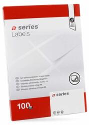 A-series Etikett címke, 52, 5x29, 7mm, 100 lap, 40 címke/lap A-Series (AS0593/65043) - best-toner