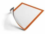 Durable Infókeret A4, 5 db/csomag, Durable Duraframe® Magnetic narancssárga (486909) - best-toner