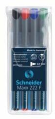 Schneider Alkoholos marker OHP 0, 7mm tűhegyű Schneider Maxx 222 F 4 klf. szín (112294) - best-toner
