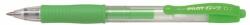 Pilot Zselés toll 0, 7mm, nyomógombos Pilot G-2, írásszín neon zöld (BL-G2-7-NG) - best-toner