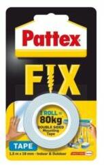 Pattex Ragasztószalag kétoldalas, 19mmx1, 5 m, Henkel Patex Fix 80 kg (1684211) - best-toner