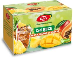 Fares Ceai rece cu papaya mango si ananas 12 plicuri