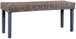 vidaXL Bancă 110 cm gri 285789