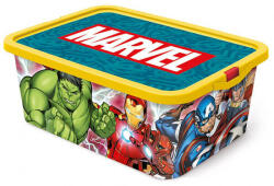 Marvel Avengers műanyag játéktároló doboz - 13 literes (JVL-STF02595)