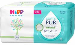 HiPP Soft & Pur Servetele umede pentru nou-nascuti si copii 3x48 buc