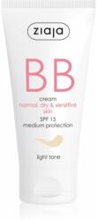 Ziaja BB Cream BB крем за нормална и суха кожа цвят Light 50ml