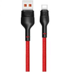 XO Cablu de Date XO Design NB55, USB - USB Type-C, 5A, 1m, Rosu