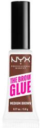NYX Professional Makeup The Brow Glue Instant Brow Styler színezett szemöldökformázó gél a rendkívüli tartásért 5 g árnyék 03 Medium Brown