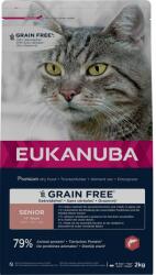 EUKANUBA Grain Free Senior 2 kg Hrana uscata pentru pisici in varsta, cu somon