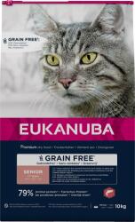 EUKANUBA Grain Free Senior 10 kg Hrana pisici senioare, cu somon