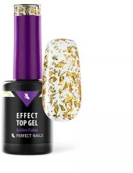 Perfect Nails Flakes Effect Fényzselé - Golden Flakes