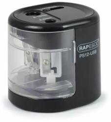 Rapesco Ascutitoare dubla Rapesco PS12-USB, automata, negru (RP-1449)