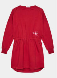 Calvin Klein Jeans Rochie tricotată Monogram IG0IG02316 Roșu Relaxed Fit