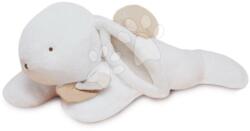 Doudou Iepuraș de pluș Happy Wild Doudou et Compagnie alb-maro 65 cm de la 0 luni (DC3854)