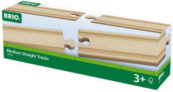 BRIO Medium straight tracks (33335) (33335)