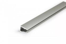 TOPMET MIKRO10 6mm-es üveg élvilágításra eloxált GEN2 LED profil Topmet (SL 68000220)