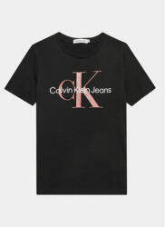 Calvin Klein Tricou Monogram IU0IU00460 Negru Regular Fit