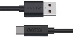 Choetech AC0002 1m USB to USB-C cable (black) (26763) - vexio
