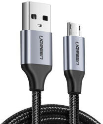 USB-Mikro USB kábel UGREEN QC 3.0 2.4A 1.5m (fekete) - pixelrodeo