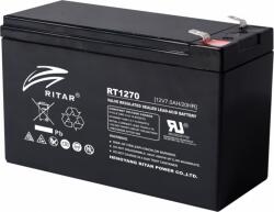 Ritar Оловна Батерия RITAR, (RT1270) AGM, 12V, 7Ah, 151- 65- 94 mm, Терминал1 (RITAR-RT1270-1)