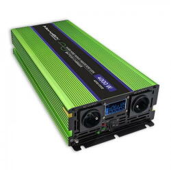 Accesorii sisteme fotovoltaice Convertor de tensiune Auto UPS 4000W Verde (51943) - vexio