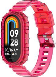 Techsuit Curea pentru Xiaomi Mi Band 8 / 8 NFC - Techsuit Watchband (W017) - Rose Red (KF2316664) - vexio
