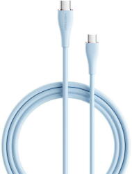 Vention USB-C 2.0 to USB-C 5A Cable Vention TAWSF 1m Light Blue Silicone (35347) - vexio