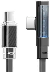 Mcdodo Cable USB-C to USB-C Mcdodo CA-3450 90 Degree 1.2m with LED (black) (35583) - vexio