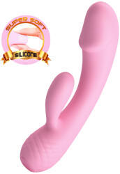 Pretty Love Vibrator Pretty Love Ron, 12 Moduri Vibratii, Silicon Super Soft, Roz, 17.5 cm Vibrator