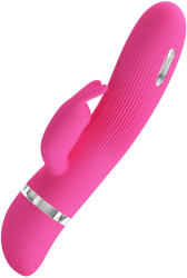 Pretty Love Vibrator Pretty Love Ingram Electric Shock, 7 Moduri Vibratii, Silicon, Roz, 19.2 cm Vibrator