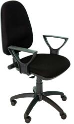 Antares Scaun ergonomic pentru birou, cu brate, stofa, Negru (683003)